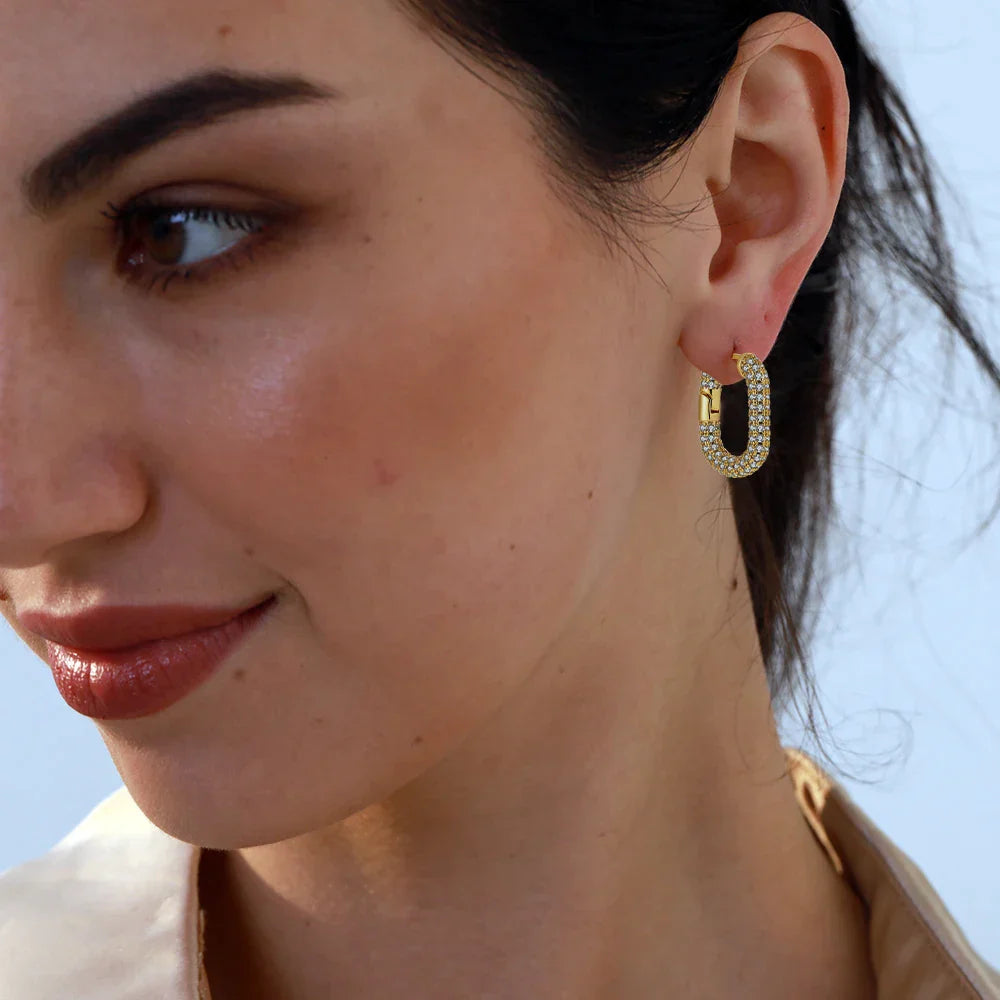 Square Hoop Earrings