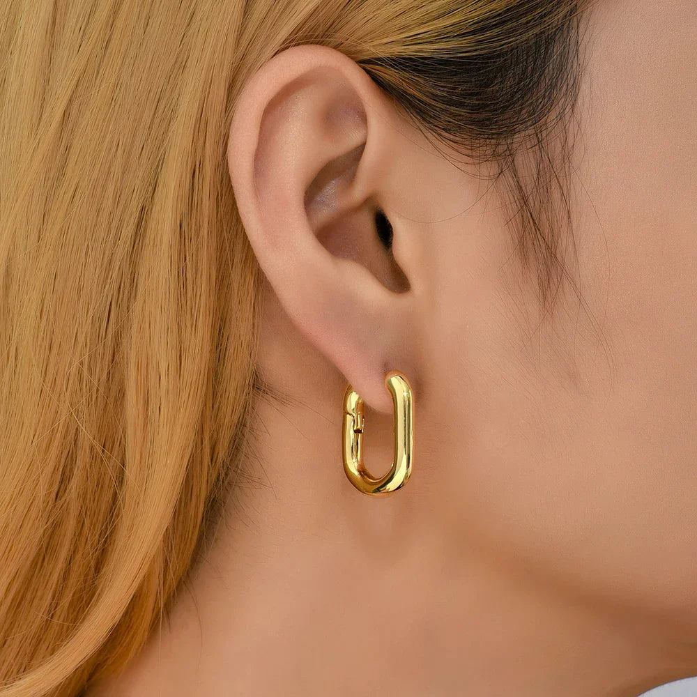 Square Hoop Earrings