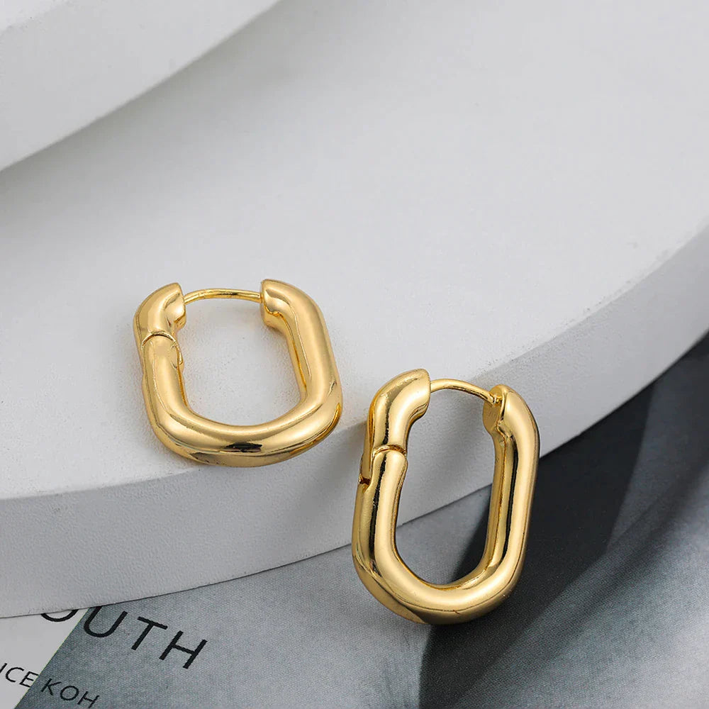 Square Hoop Earrings