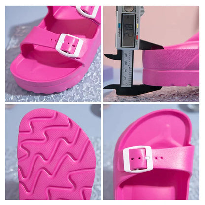 Summer White Platform Sandals