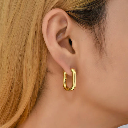 Square Hoop Earrings